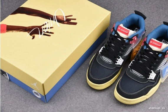 Jordan 4 Union DC9533-001 Noir AIR DC9533-001 Off Retro 0122